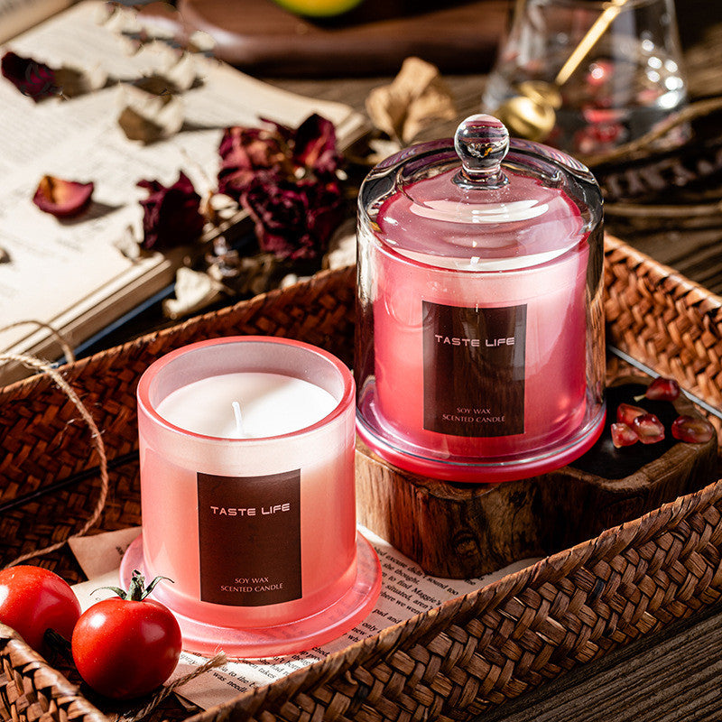Jar Glass Candle Tropical Style Candles