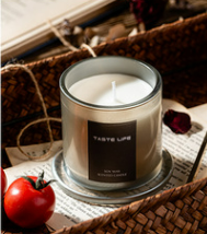 Jar Glass Candle Tropical Style Candles