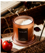 Jar Glass Candle Tropical Style Candles