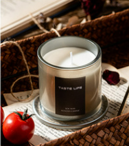 Jar Glass Candle Tropical Style Candles