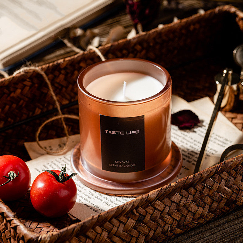 Jar Glass Candle Tropical Style Candles