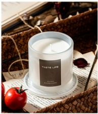 Jar Glass Candle Tropical Style Candles