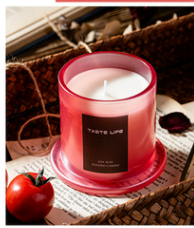 Jar Glass Candle Tropical Style Candles