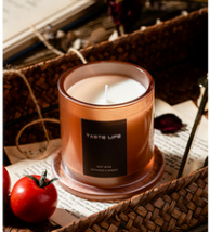 Jar Glass Candle Tropical Style Candles