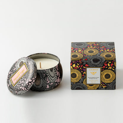 Three Color Tin Scented Candle